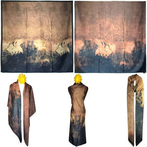 NWT Double Sided Silk Scarf 53"x53" Large Square Shawl Wrap XiangYunSha 36741